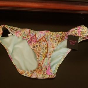 Mint green pink copper bikki bottom